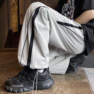 2025新款男士休闲裤宽松束脚裤速干裤 K1174 P40图片
