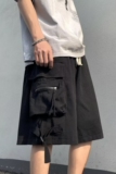 2025夏季新款男士直筒休闲裤短裤宽松五分裤DK9034P40，男装牛仔裤，星座1108-1