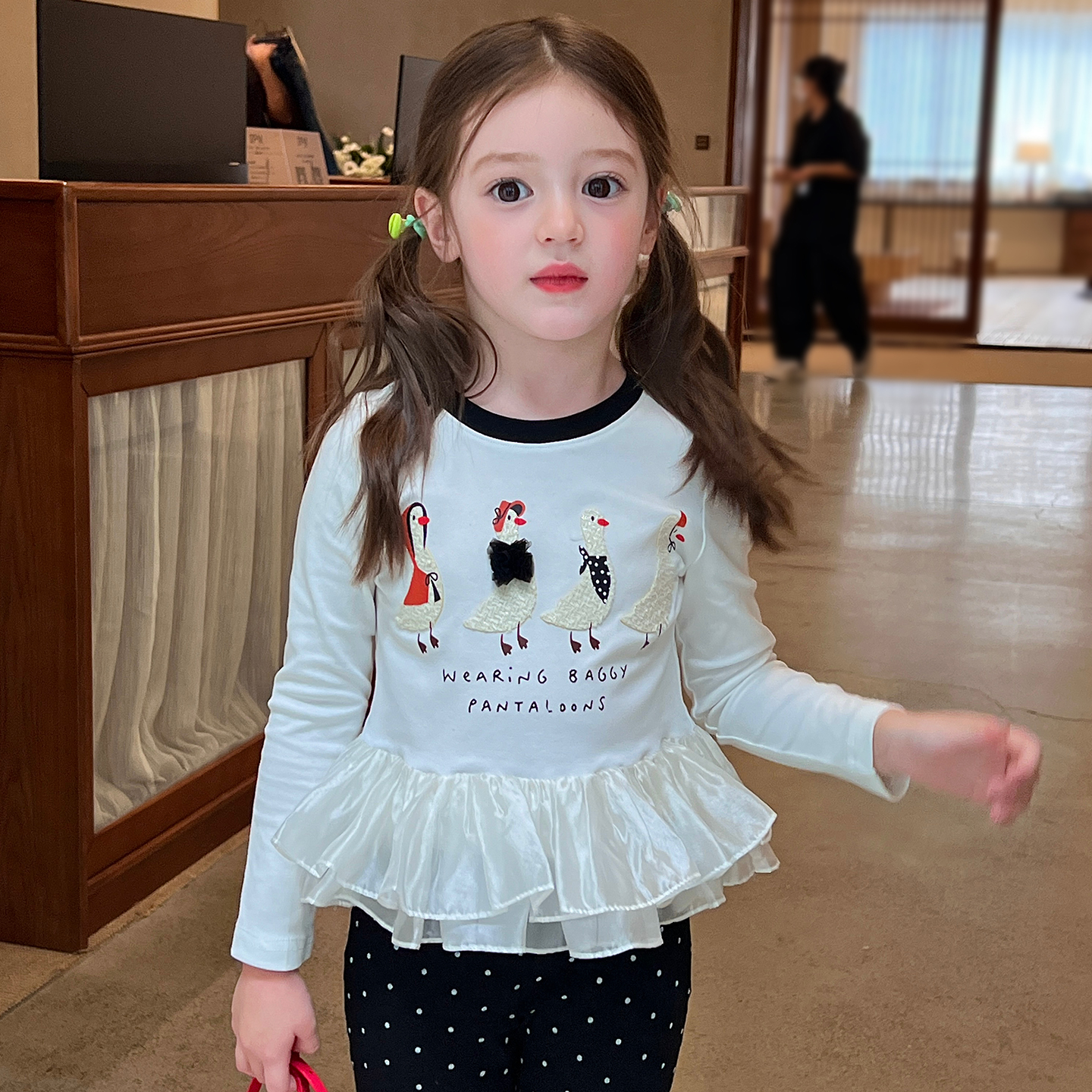 栀了成长记女童长袖上衣