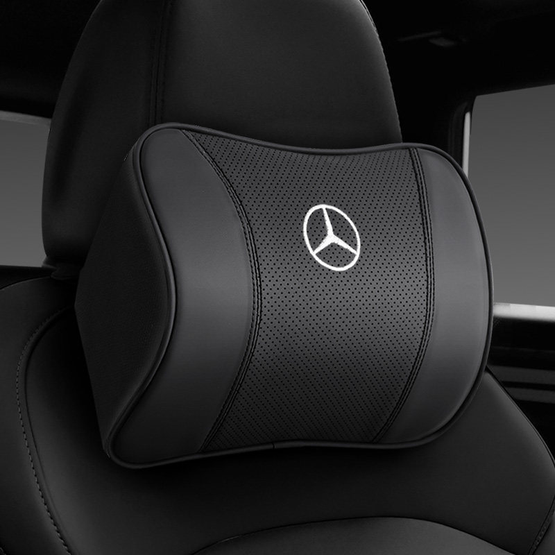 适用奔驰C级E级E300L/C260L/GLC/GLA/GLE头枕腰靠汽车护颈枕靠垫