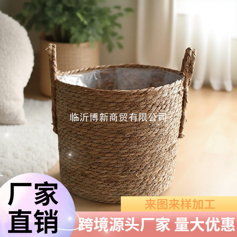 特大号特大草编花盆盆栽藤编绿植花篮