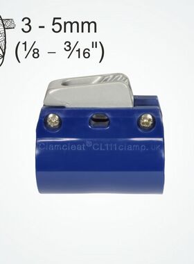 进口可兰可丽clamcle帆船帆板帆杆夹绳器铝吊杆夹板CL244/S2
