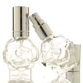 香水分装 香水瓶小样空瓶玫瑰花形状12ML喷雾瓶 散装 瓶便携新品 热卖