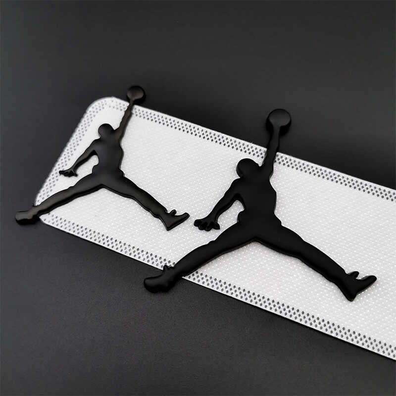 3D立体油箱盖飞人乔丹尾标铝合金