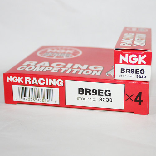 NGK RACING火花塞BR9EG适用NSR250 P2 P3 P4本田卡丁车铃木两冲