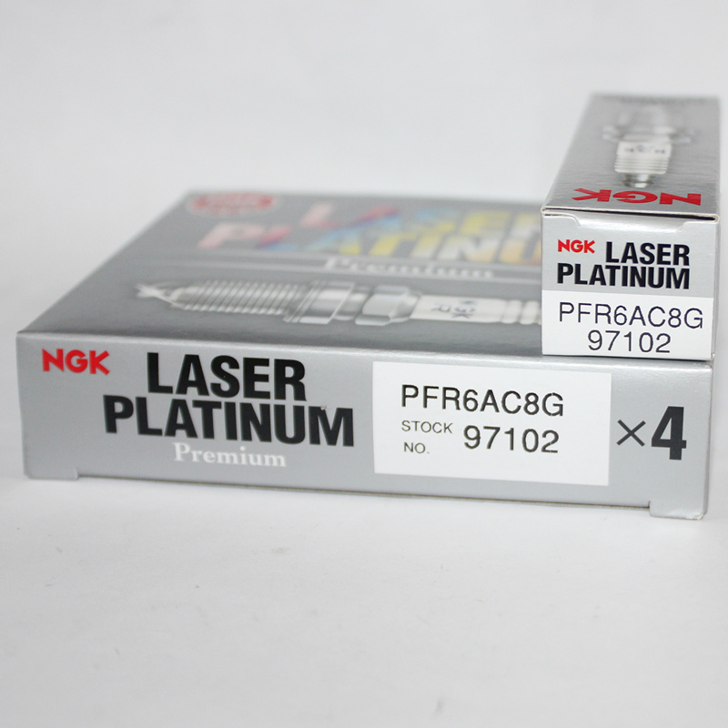 NGK双铂金火花塞PFR6AC8G适用于绅宝CC D70 80 X65 BJ40 BJ80