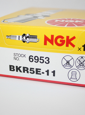 NGK火花塞BKR5E-11 6953适用4G13 15 16 18 63 93伊兰特赛拉图