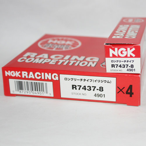 NGK RACING火花塞R7437-8适用高尔夫7三代EA888奥迪S3沃尔沃酷派