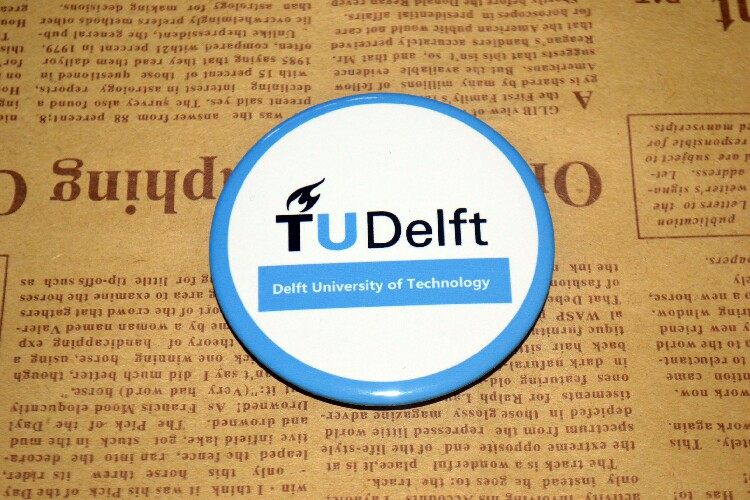 文化周边 代尔夫特理工大学 徽章胸章胸针冰箱贴可定制贴纸