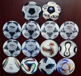 体育创意周边 历届世界杯比赛用球圆镜钥匙扣/挂件/冰箱贴/徽章