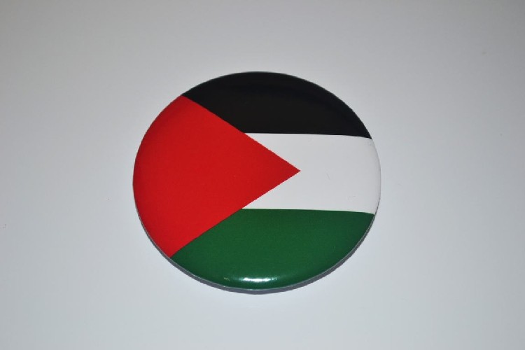 文化周边 巴勒斯坦 国旗徽章胸章胸针冰箱贴 可定制贴纸墙贴卡贴