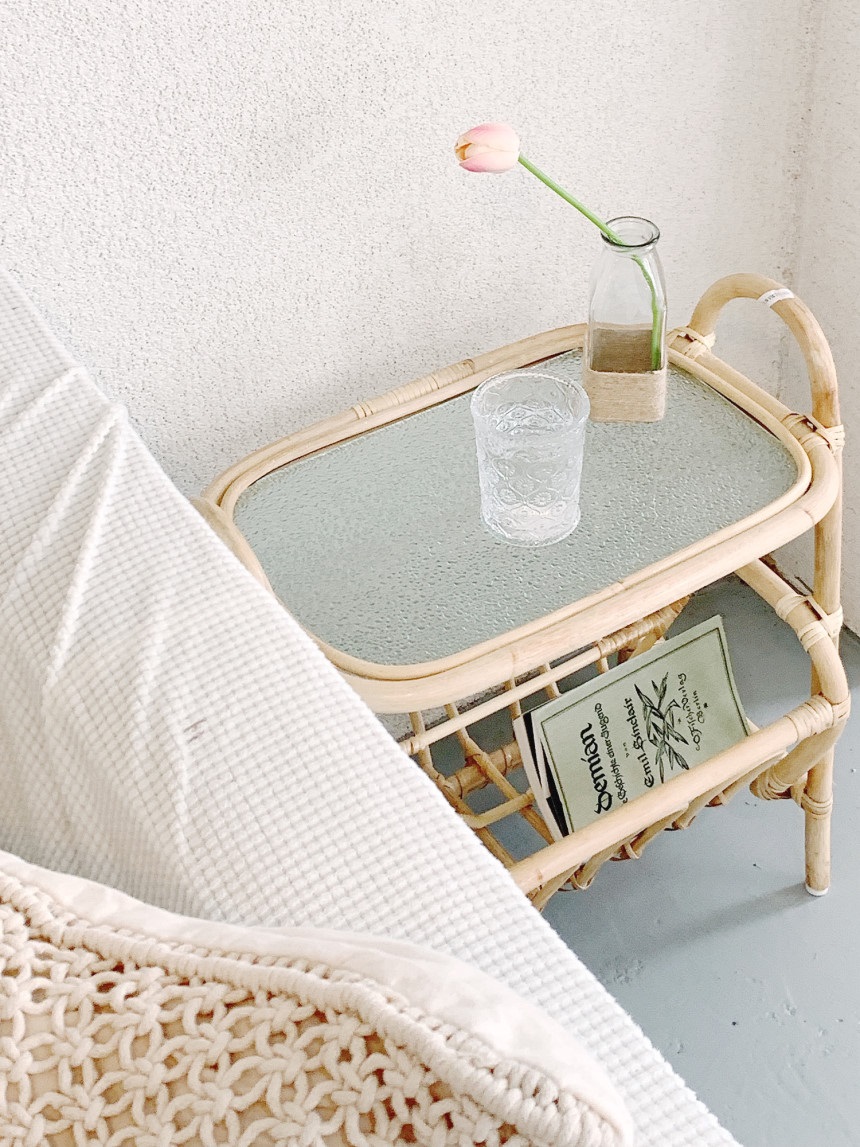 北欧ins藤编创意小茶几 客厅多层收纳边几 沙发透明玻璃边角柜在类目 住宅家具, 几类, 茶几中 - 来自Buy2taobao.com提供专业的淘宝代购服务