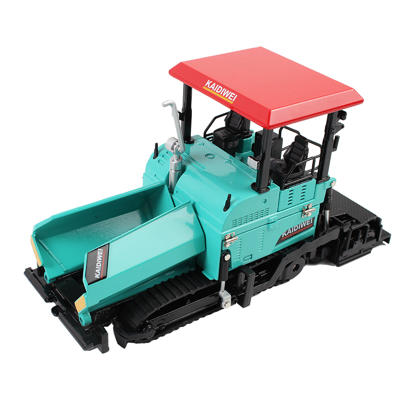 凯迪威1:40摊铺机沥青铺路机压路机仿真合金工程汽车模型儿童玩具