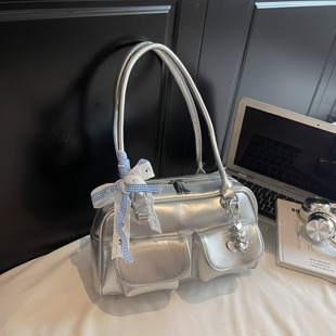 EUNICE 轻奢小众单肩包手提托特包 EXQUISITE大容量波士顿包包女款