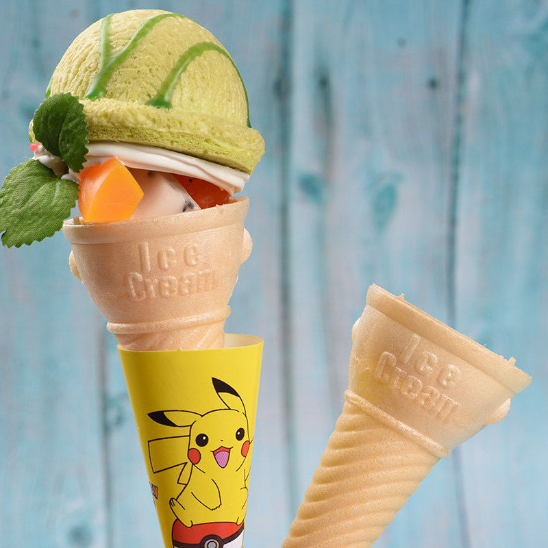 商用1260个土耳其火炬冰淇淋筒甜筒脆皮威化蛋筒蛋托雪糕皮脆筒皮