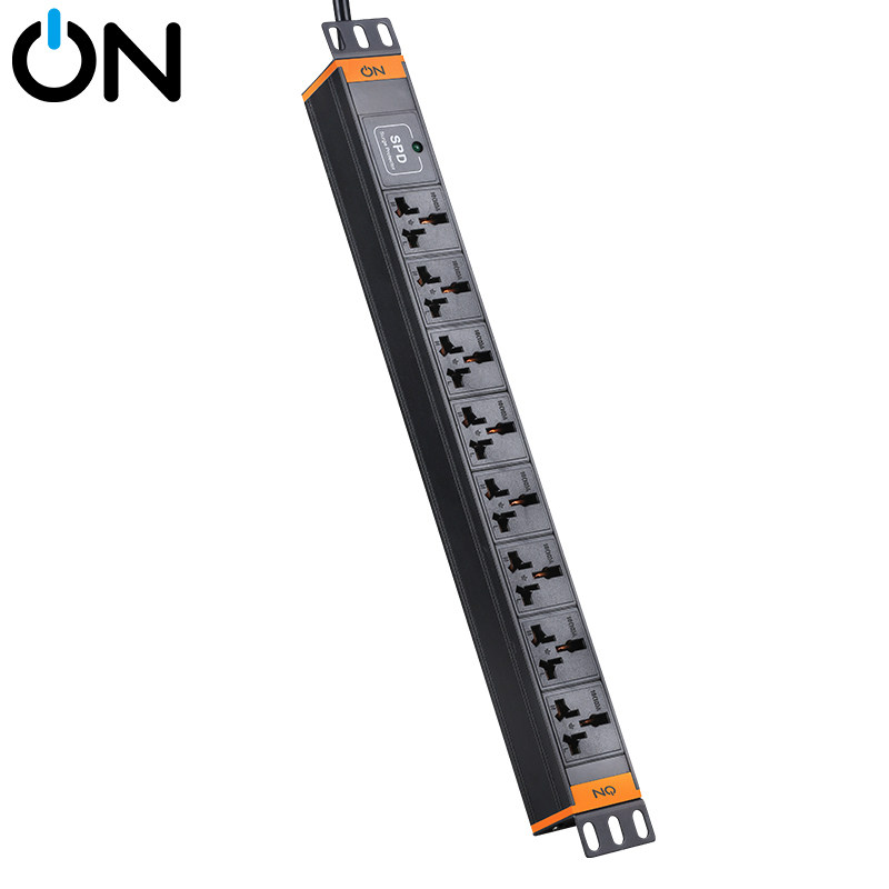 ON机柜插座防雷8位10a全长3米