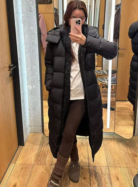 加拿大代lulu女士泡芙九格羽绒服