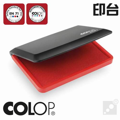 colop刻乐圃印台日期印章印泥