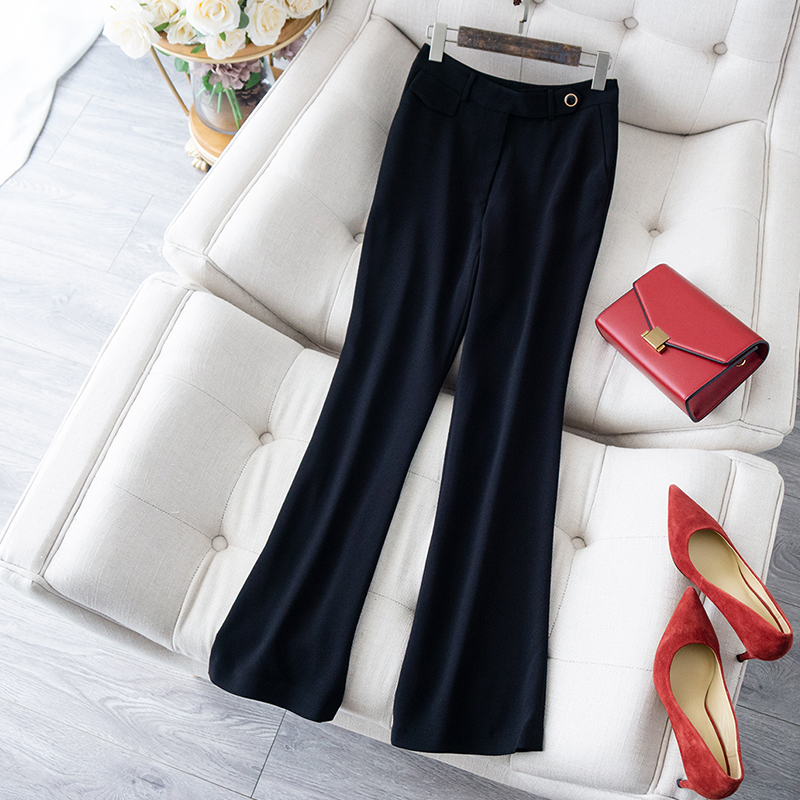 长腿进口微喇裤