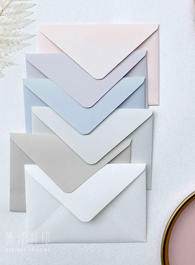 现货日本进口罗纱10.5x15.5/14x19cm粉蓝绿紫糖果马卡龙花纹信封
