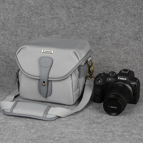 复古单肩相机包佳能复古防水防撞
