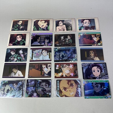 【鬼灭之刃】正版日谷动漫周边食玩卡光栅卡杜门炭治郎个人池新1