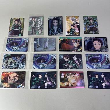 【鬼灭之刃】正版日谷动漫周边食玩卡光栅卡杜门炭治郎个人池新2