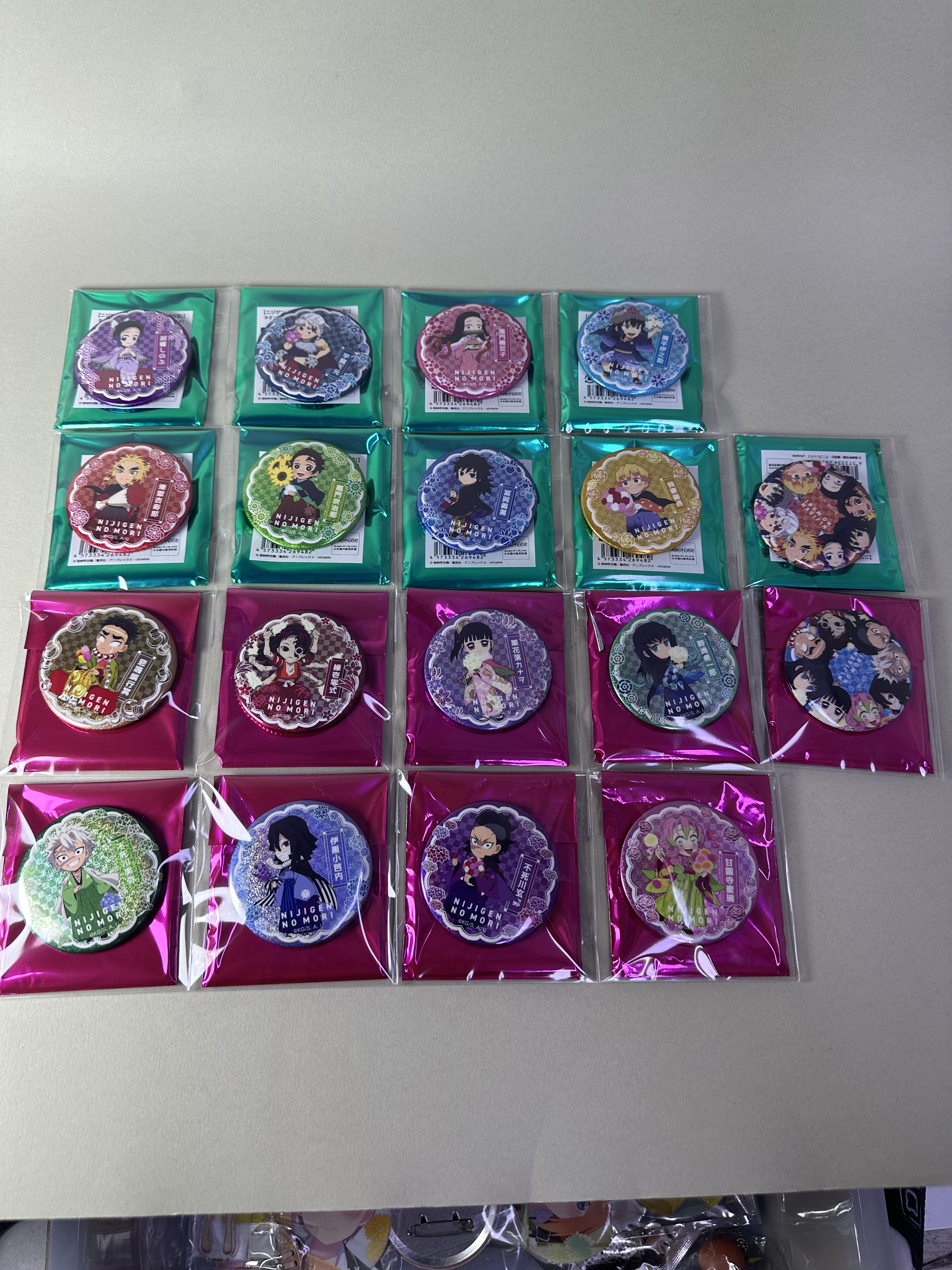 【鬼灭之刃】正版日谷淡路岛吧唧系列全新仅拆我妻善逸炭治郎