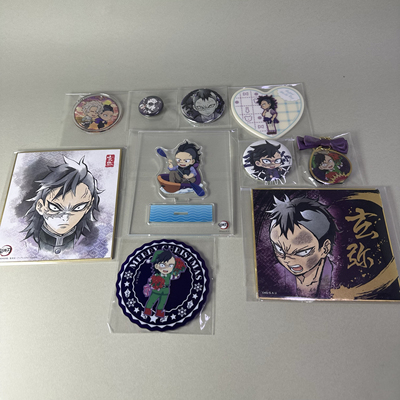 【鬼灭之刃】正版日谷动漫中古吧唧挂件不死川玄弥风柱个人池新