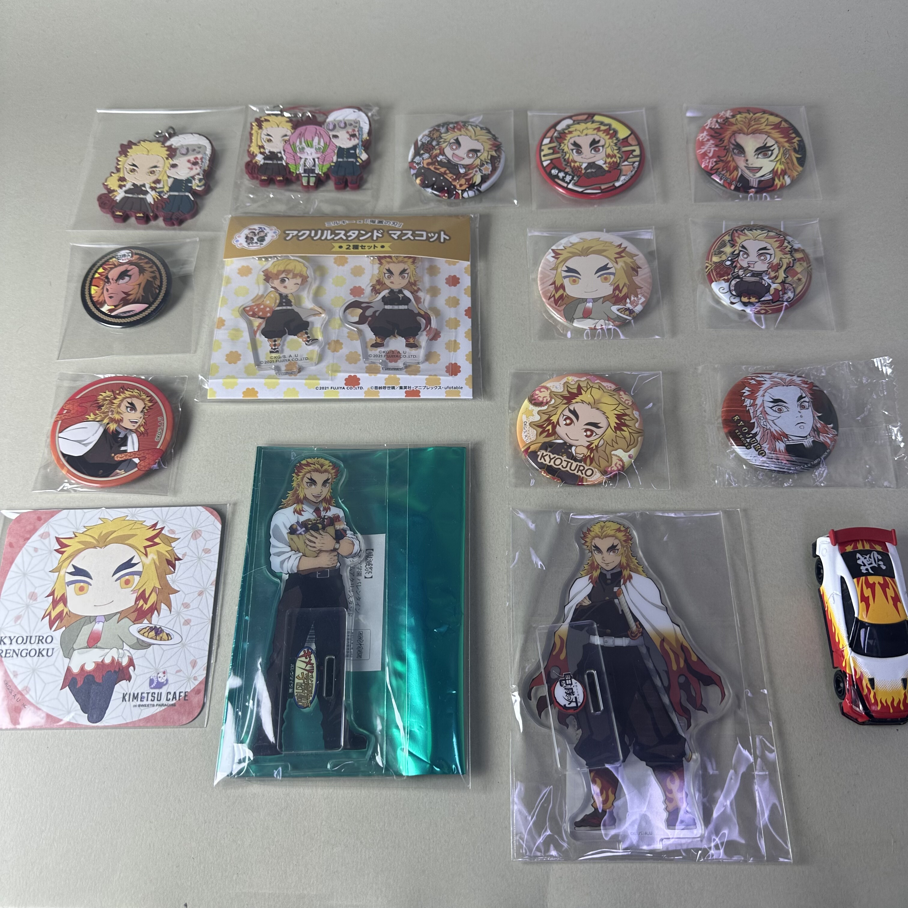 【鬼灭之刃】正版日谷动漫周边中古吧唧炼狱杏寿郎个人池新6