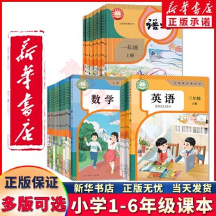 【新华书店正版】小学一1年级二2年级四4年级五5年级六6三3年级上册下册语文数学英语书课本教材全套部编人教版PEP新插图版