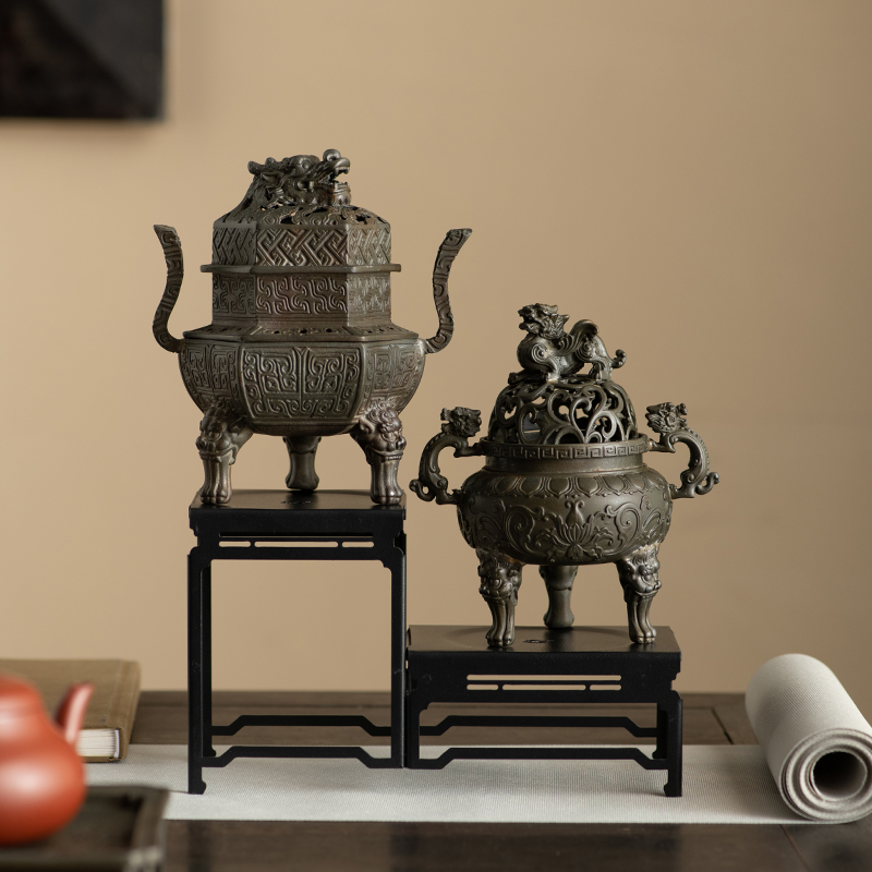 高端瑞兽室内熏香炉摆件