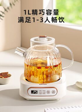 LOTOR全玻璃养生壶办公室煮花茶