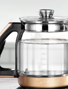 YS-H108养生壶配件单壶通用壶身单卖原厂玻璃壶体配裸壶盖子底座