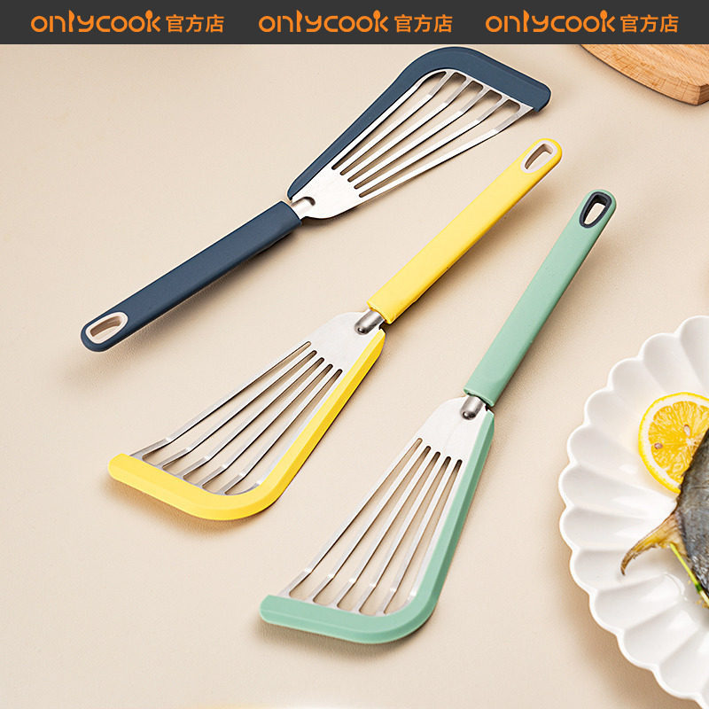 onlycook不粘锅专用铲子硅胶包边图片
