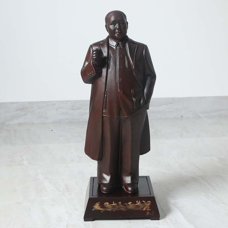 华品红摆件邓小平黑檀木工艺品
