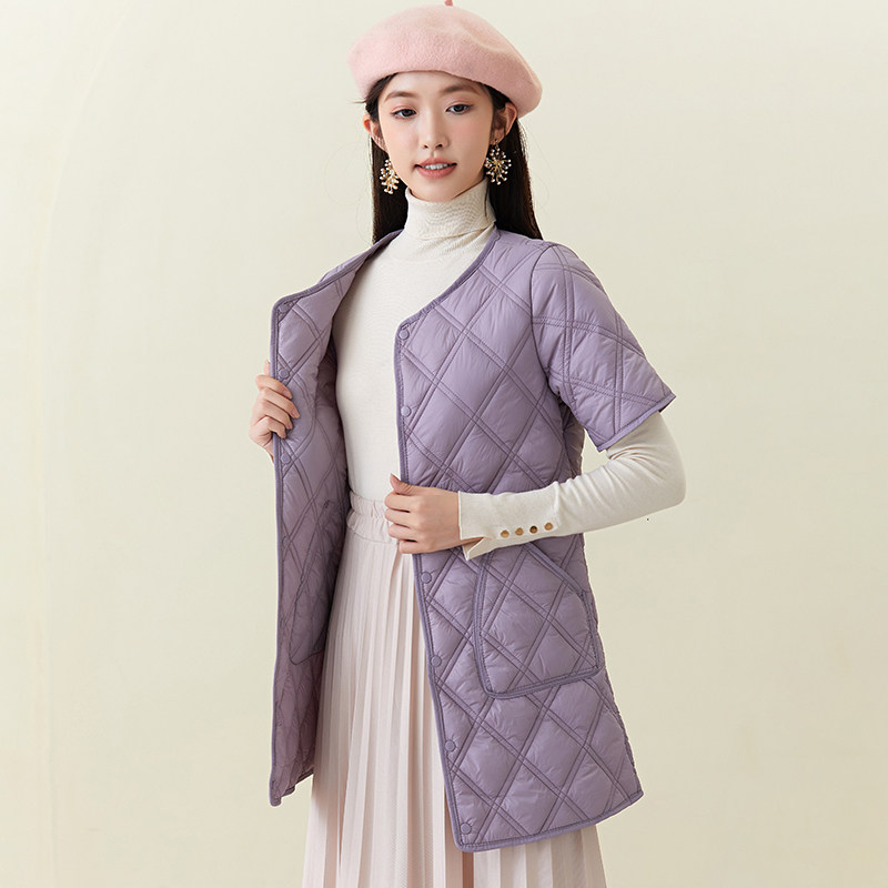 棉衣女轻薄内穿打底棉服