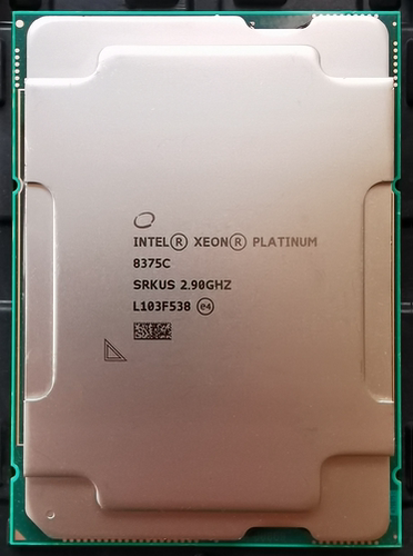 CPUIntel8375C32/64满载3.4G