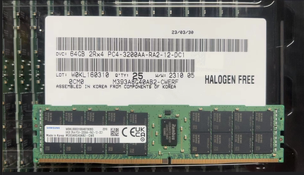 三星SK镁光 64G 128G DDR4 2RX4  2666V 2933Y 3200A REG ECC内存