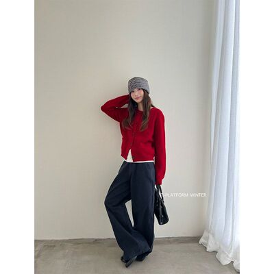 PLATFORM广州十三行宽松阔腿裤女
