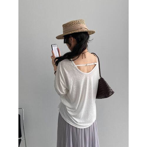 那末莱赛尔罩衫韩系薄款微透露