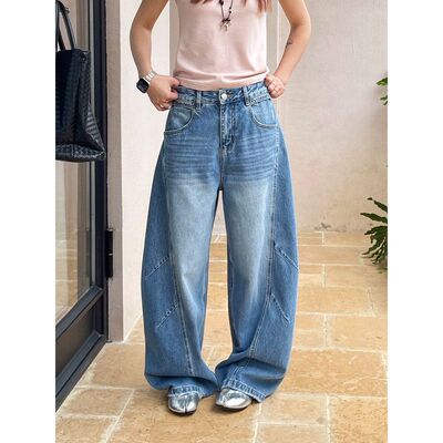 ICC春季新款美式解构裁剪显瘦女