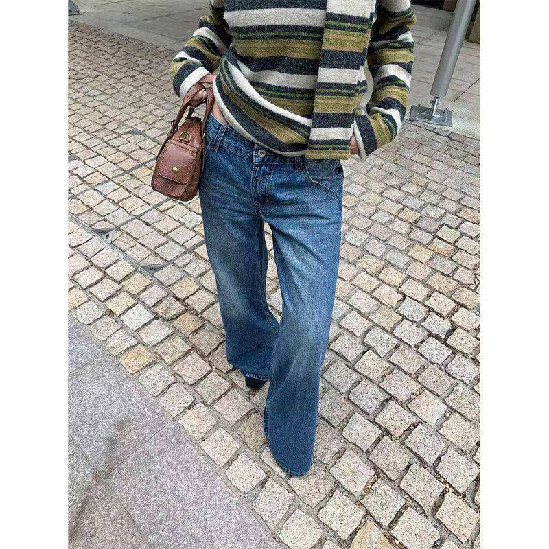 誉一新款2025秋冬个性口袋直筒