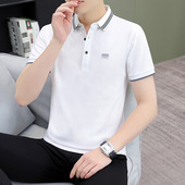 薄款 珠地棉条纹POLO衫 t恤夏季 短袖 休闲上衣商务有领体恤潮ins 男士