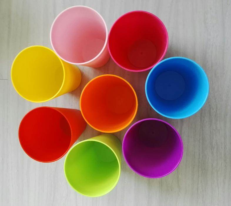 欧式简单中号cup刷牙磨砂塑料杯