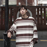 2024春长袖条纹T恤t1160p55，男装T恤，电商A138B