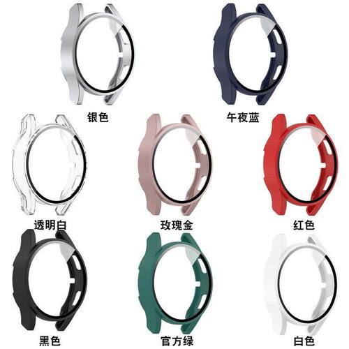 适用三星galaxy watch4一体壳40mmPC+钢化膜44硬保护套壳R860R870