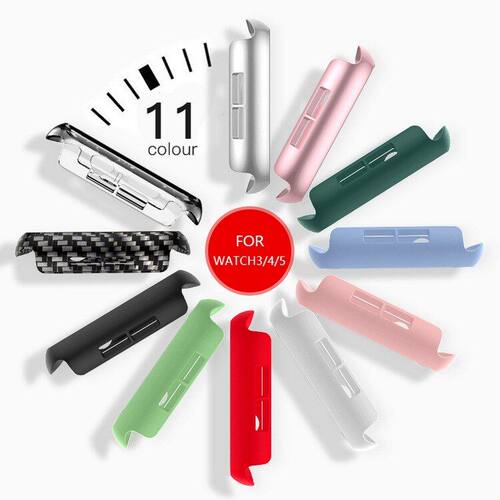适用苹果手表PC+钢化膜一体apple watch 1/2/3/4/5/6/SE保护壳套