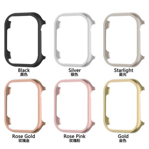 适用Ultra2苹果手表壳锌合金镂空apple watch9金属保护框41/45/49