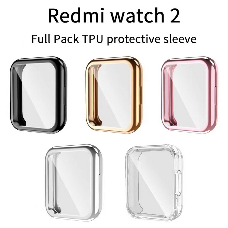 适用Redmi红米watch2手表壳MI watch lite2套tpu全包电镀软国外内 智能设备 智能手表手环表带/腕带 原图主图